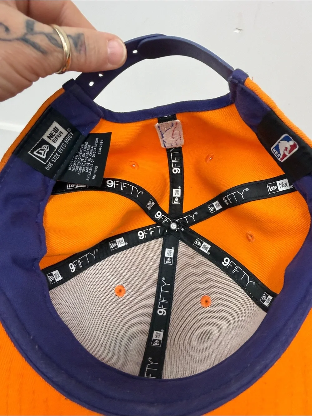 Phoenix Suns New Era 9FIFTY Snapback Hat Orange NBA Basketball